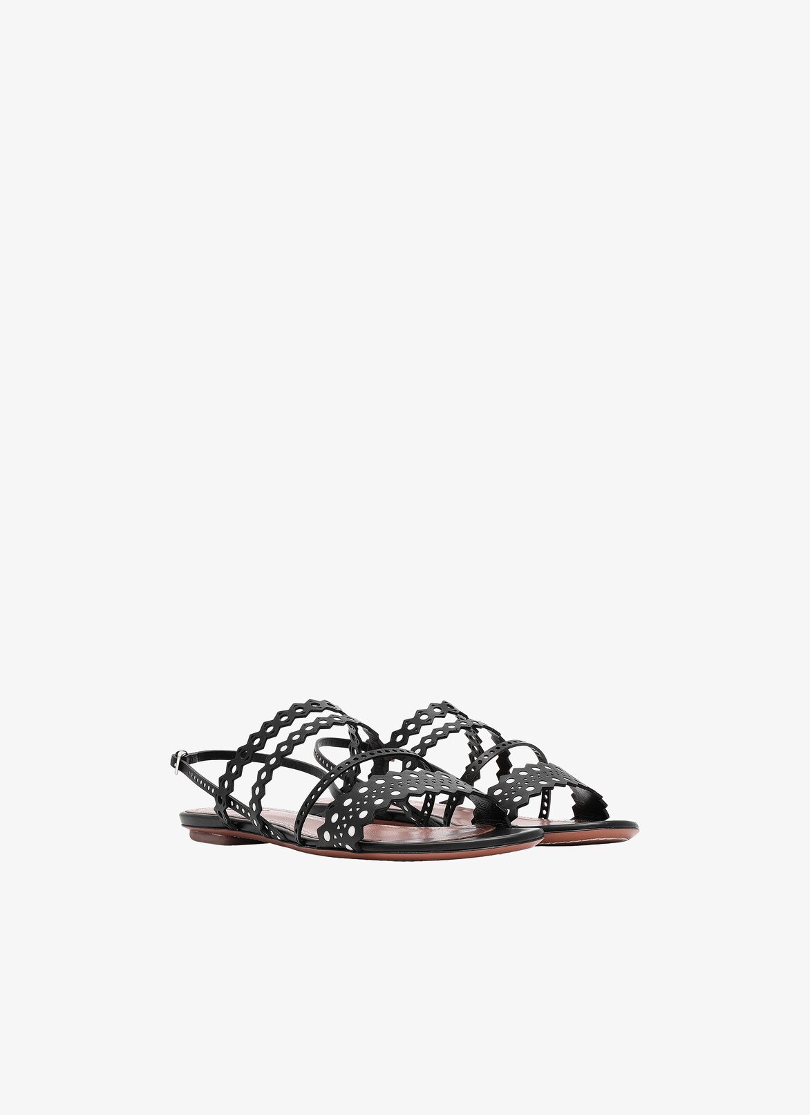 Sandals ALAÏA BLACK/WHITE SANDALS